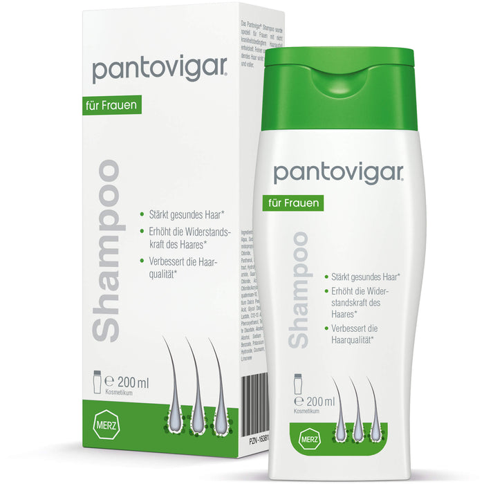 Pantovigar Shampoo für Frauen stärkt gesundes Haar, 200 ml Shampoing