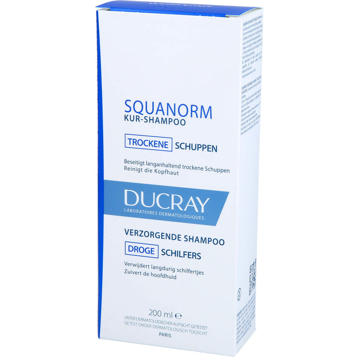 DUCRAY SQUANORM TROCKENE SCHUPPEN KUR-SHAMPOO, 200 ml Lösung