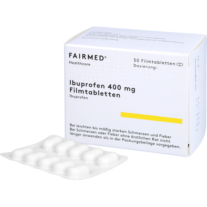 Ibuprofen 400 mg Fair-Med Filmtabletten, 50 pcs. Tablets