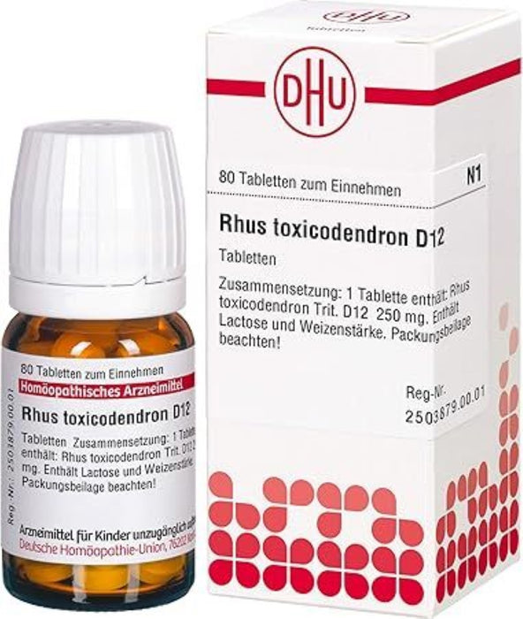 DHU Rhus toxicodendron D12 Tabletten, 80 pcs. Tablets