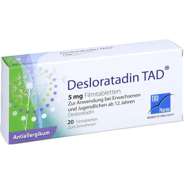 Desloratadin TAD 5 mg Filmtabletten, 20 St. Tabletten