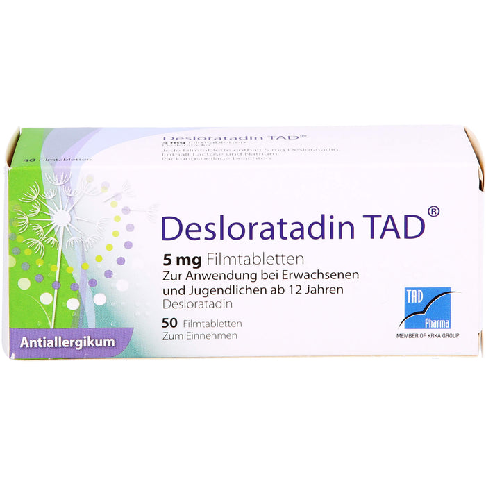 Desloratadin TAD 5 mg Filmtabletten, 50 St. Tabletten