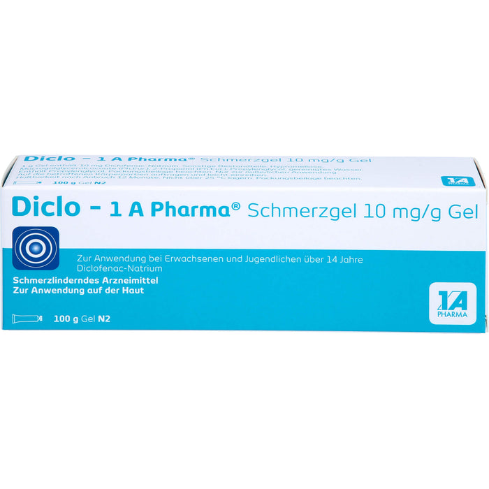 Diclo - 1 A Pharma Schmerzgel, 10 mg/g Gel, 100 g GEL