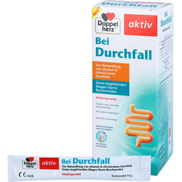 Doppelherz Lösung bei Durchfall, 10 pc Bâtonnets