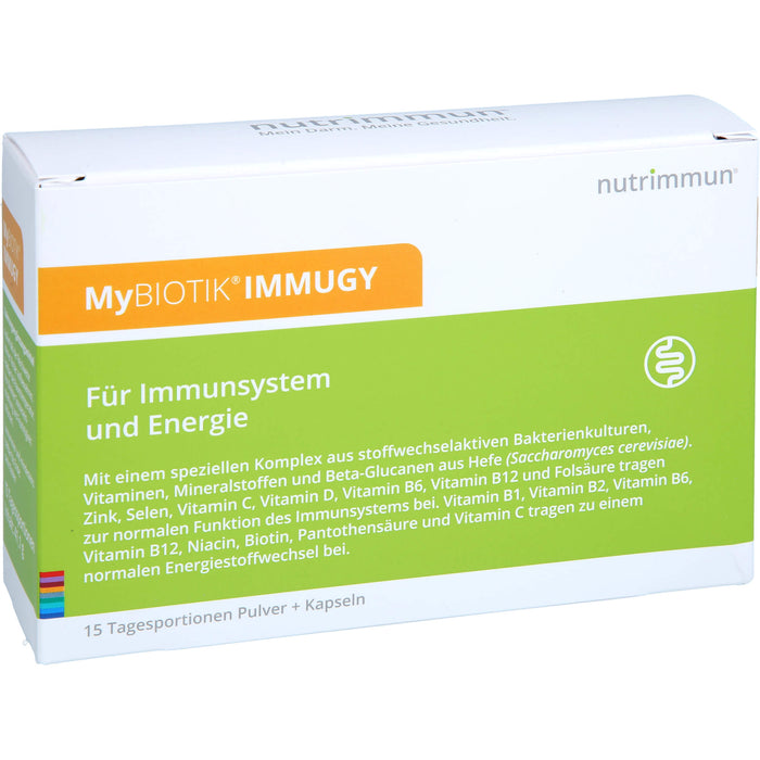 MyBIOTIK IMMUGY KOMBIPACKUNG 15 x 2 g + 30 Kapsel, 1 St KPG