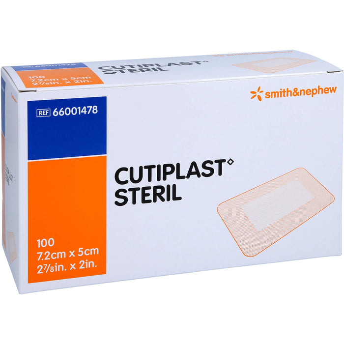 CUTIPLAST steril Wundverband 5x7,2 cm, 100 St VER