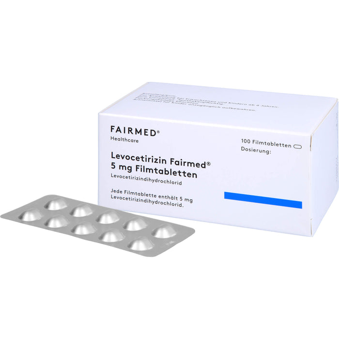 Levocetirizin Fairmed 5 mg Filmtabletten, 100 St FTA