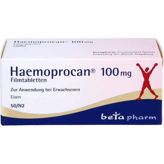 Haemoprocan 100 mg, Filmtabletten, 50 St FTA