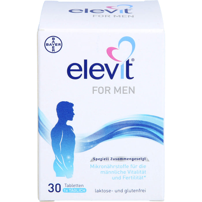 Elevit for Men Tabletten für männliche Vitalität und Fertilität, 30 pcs. Tablets