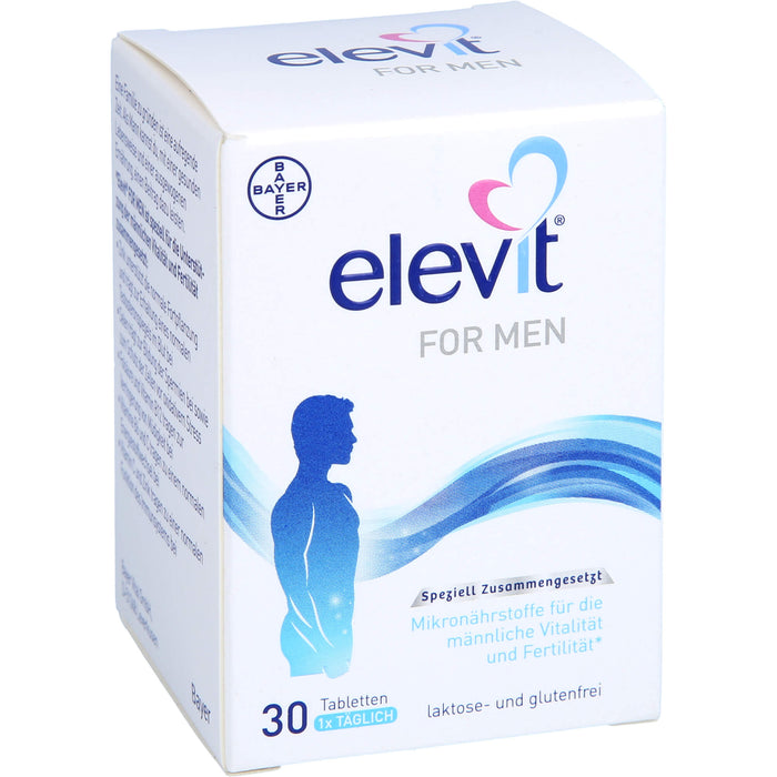 Elevit for Men Tabletten für männliche Vitalität und Fertilität, 30 pcs. Tablets