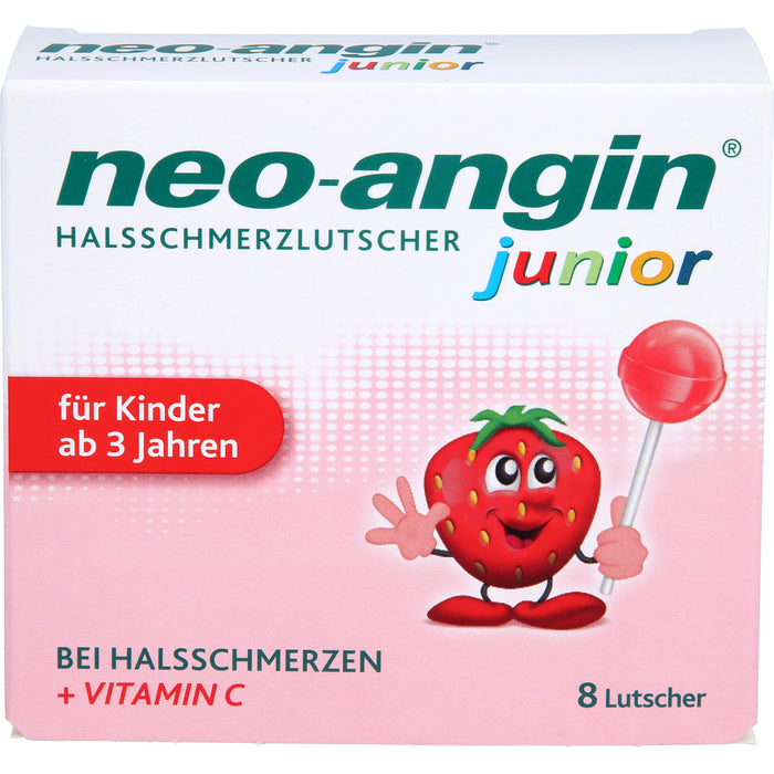 neo-angin junior Halsschmerzlutscher, 8 St. Lutscher