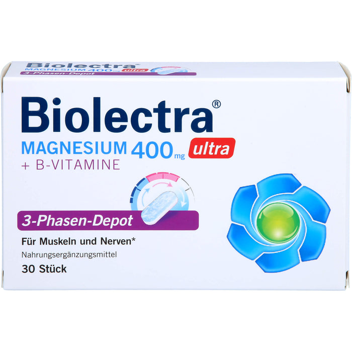 Biolectra Magnesium 400 mg ultra Tabletten, 30 St. Tabletten