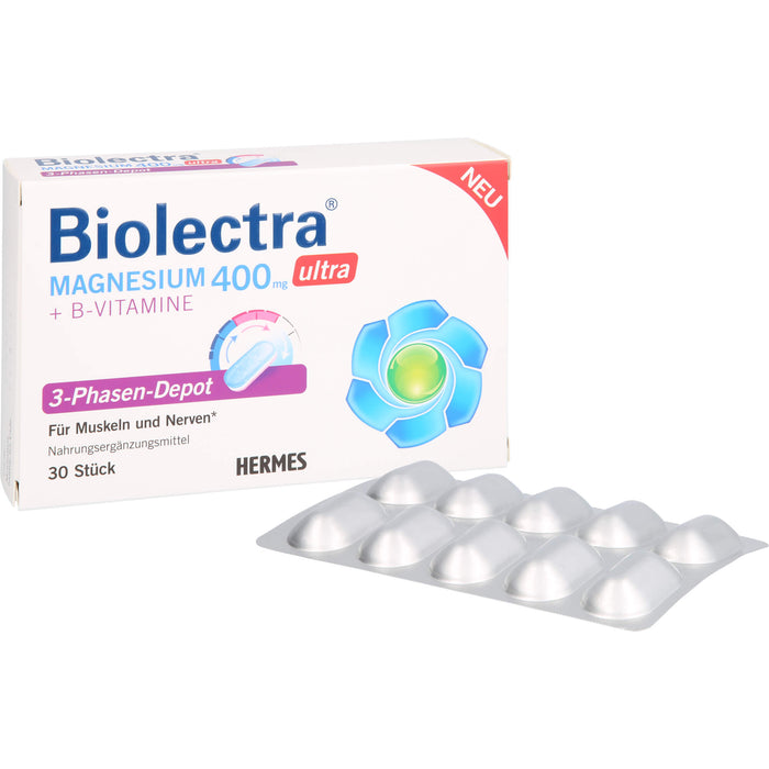 Biolectra Magnesium 400 mg ultra Tabletten, 30 pcs. Tablets