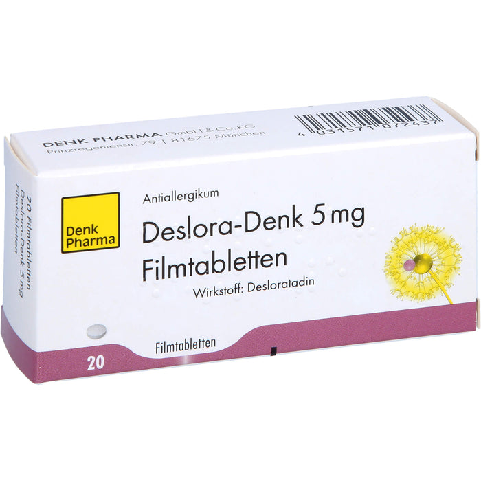 Deslora-Denk 5 mg Filmtabletten, 20 St FTA