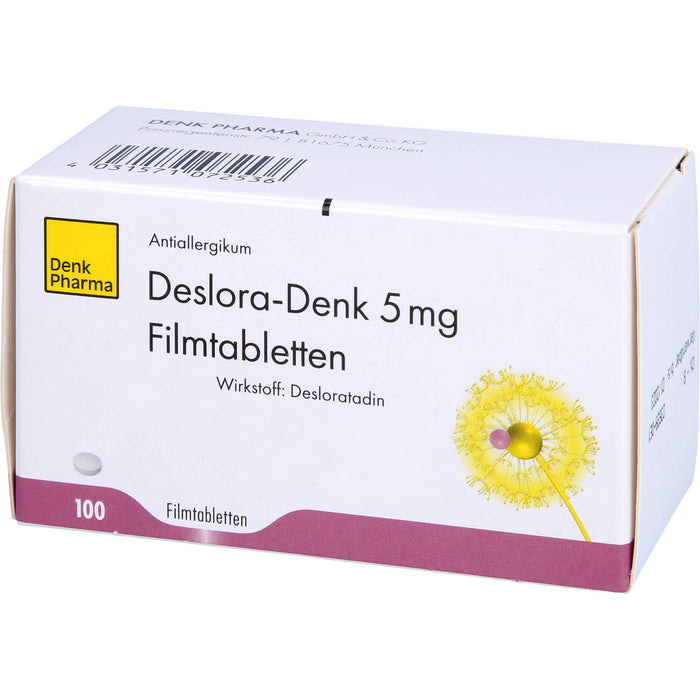 Deslora-Denk 5 mg Filmtabletten, 100 St FTA