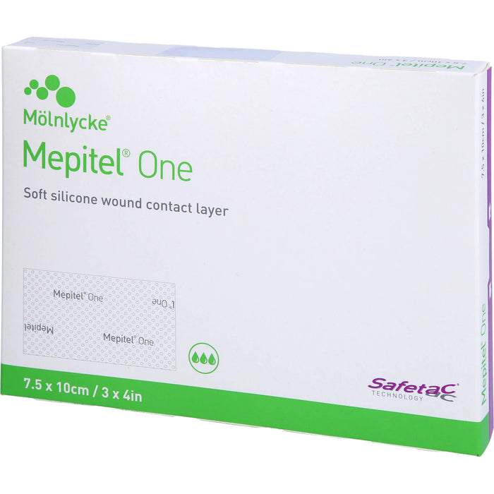 MEPITEL One 7,5x10 cm Silikon Netzverband, 10 St VER