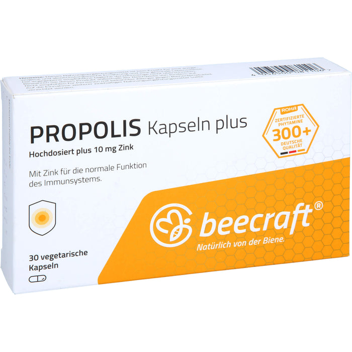 Beecraft Propolis Kapseln Plus, 30 St KAP