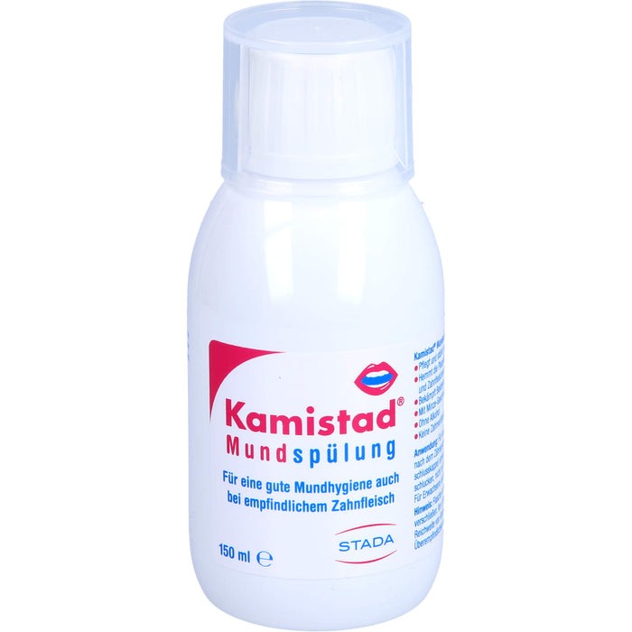 Kamistad Mundspülung bei Zahnfleischentzündungen und Aphten, 150 ml Solution