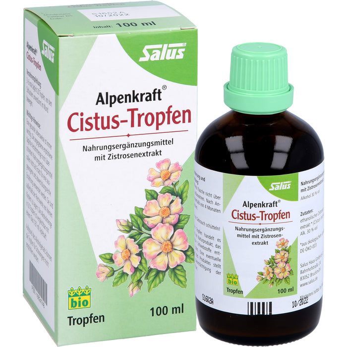 Alpenkraft Cistus-Tropfen bio Salus, 100 ml TRO