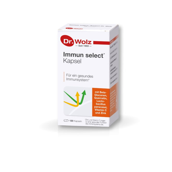 Dr. Wolz Immun select Kapseln zur Unterstützung des Immunsystems, 120 pc Capsules