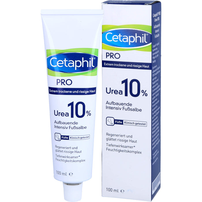 Cetaphil Pro Urea 10% aufbauende Intensiv-Fußsalbe, 100 g Ointment