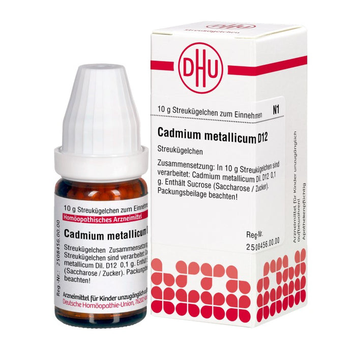 Cadmium metallicum D12 DHU Globuli, 10 g GLO