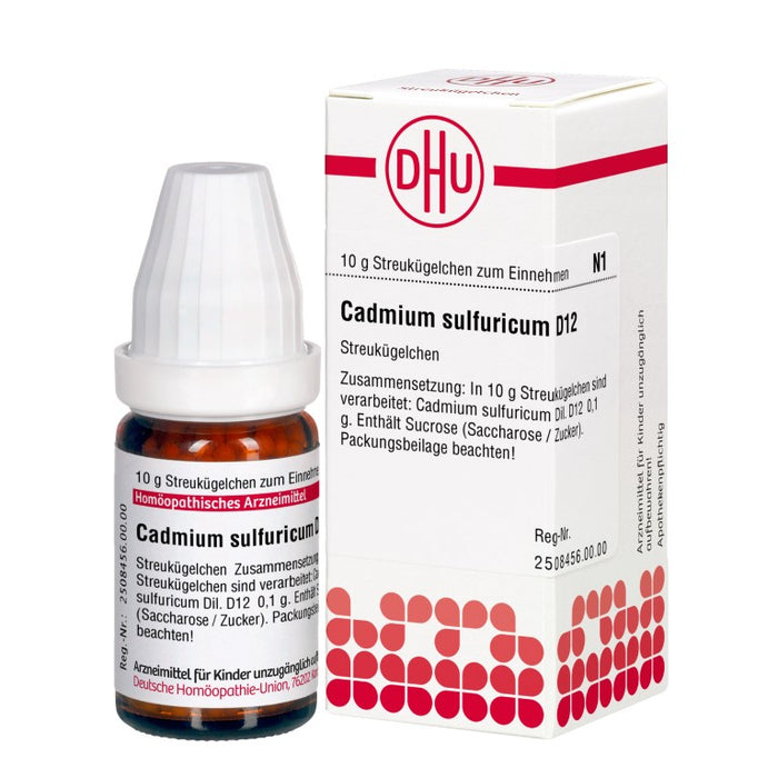 Cadmium sulfuricum D12 DHU Globuli, 10 g GLO