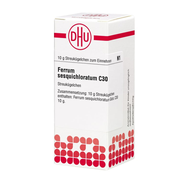 Ferrum sesquichloratum C30 DHU Globuli, 10 g GLO