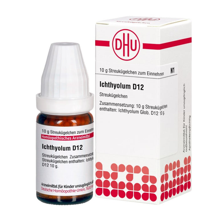 Ichthyolum D12 DHU Globuli, 10 g GLO