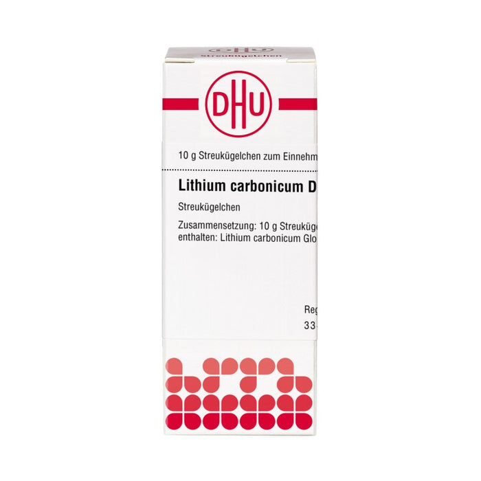 Lithium carbonicum D6 DHU Globuli, 10 g GLO