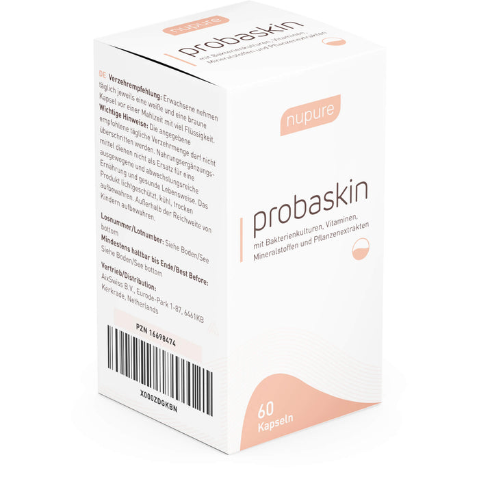 nupure probaskin Haut Probiotikum + Vitaminkomplex, 60 St KMR