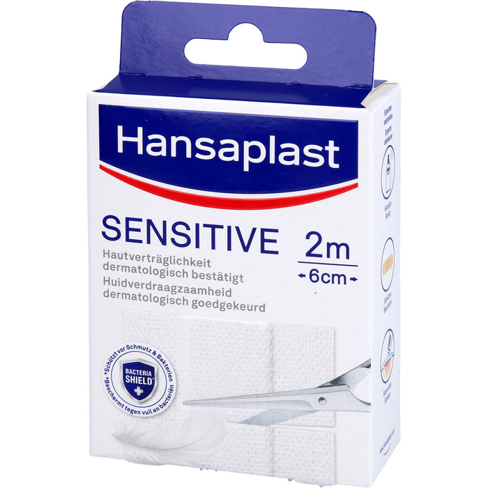 Hansaplast Sensitive Pflaster Hypoallergen 2mx6cm, 1 pcs. Patch