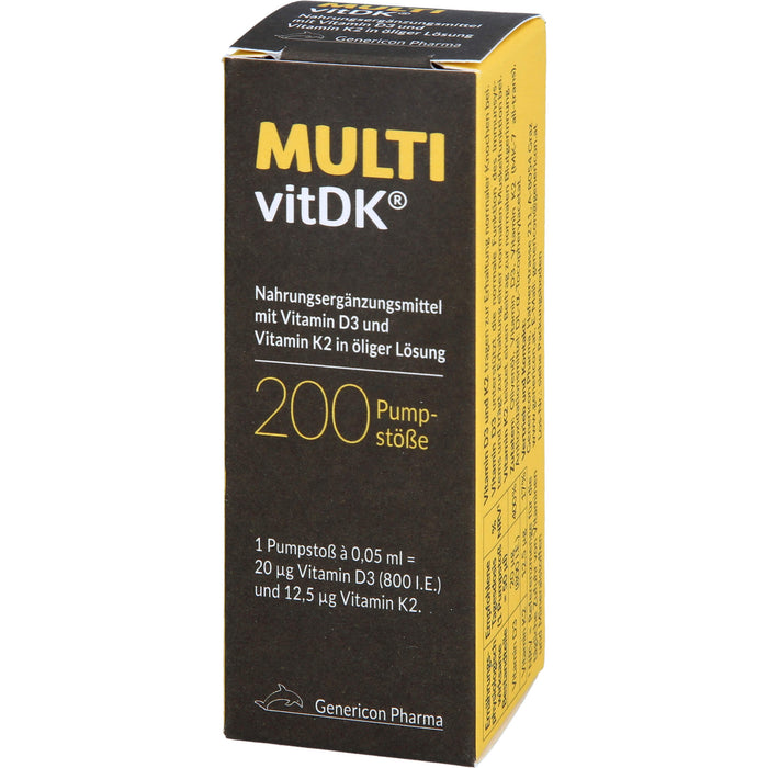 MULTIvitDK Lösung Vitamin D3+K2, 10 ml PPL