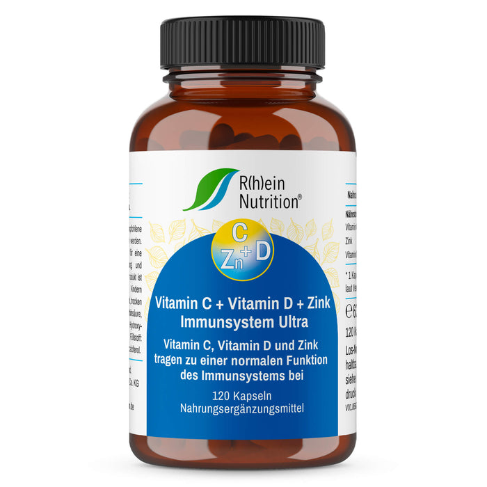 Vitamin C + Vitamin D + Zink Immunsystem Ultra, 120 St KAP