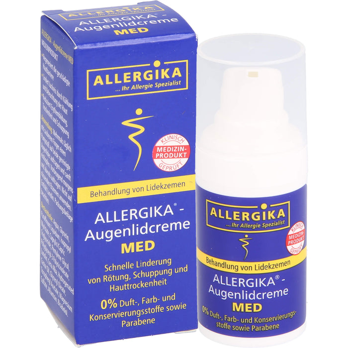 ALLERGIKA Augenlidcreme Med, 15 ml Cream