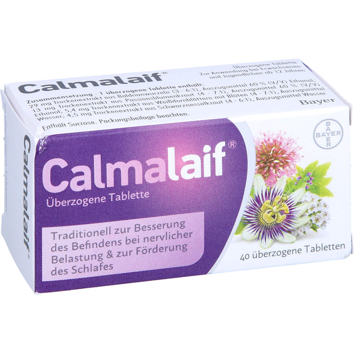 Calmalaif, Überzogene Tablette, 40 pcs. Tablets