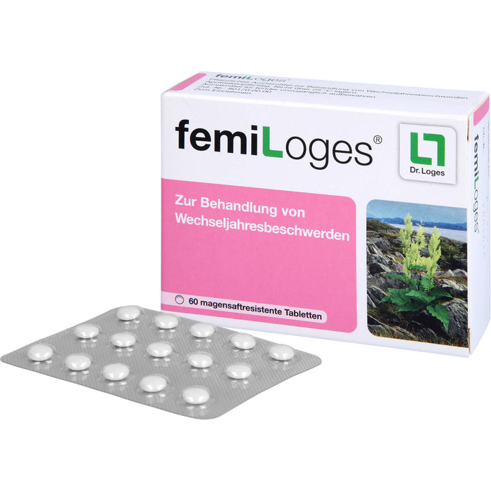 femiLoges Tabletten bei Wechseljahresbeschwerden, 60 pc Tablettes