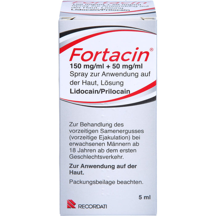 Fortacin 150 mg/ml + 50 mg/ml Spray zur Anwendung auf der Haut, Lösung, 5 ml SPR