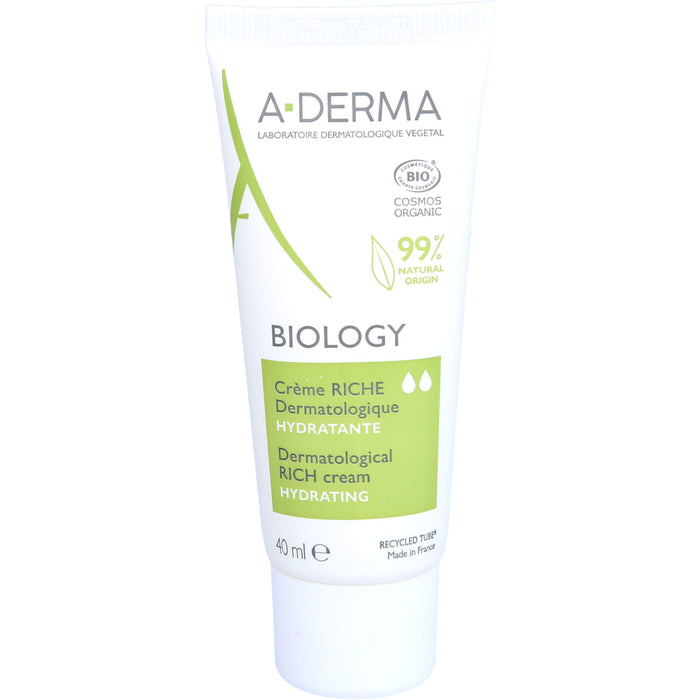 A-DERMA Biology Creme Reichhaltig - dermatologisch, 40 ml CRE