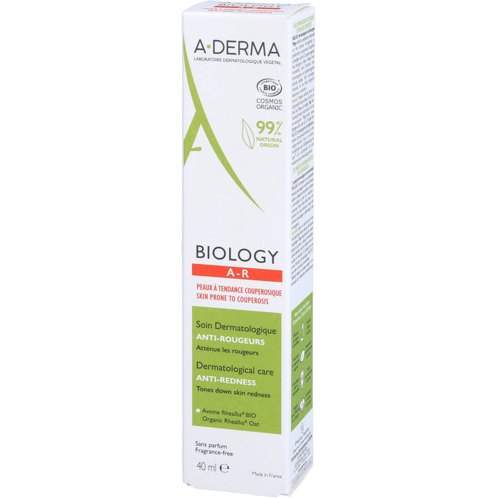 A-DERMA Biology Anti-Rötungspflege dermatologisch, 40 ml CRE