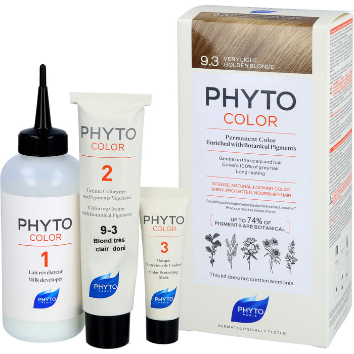 PHYTOCOLOR 9,3 Sehr helles Goldblond, 1 St