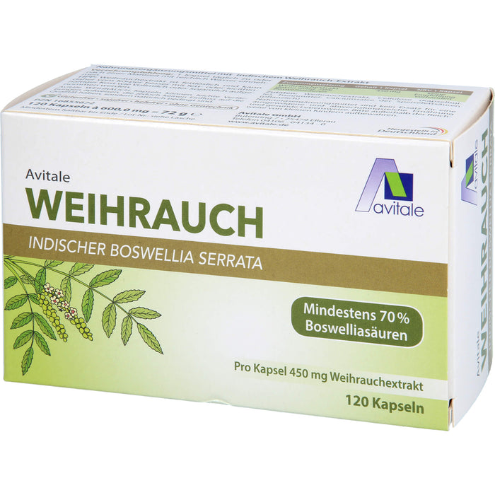 Weihrauch 450mg Boswellia Serrata, 120 St KAP