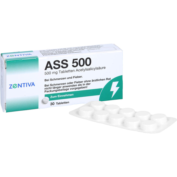 ASS 500, Tabletten, 30 St TAB