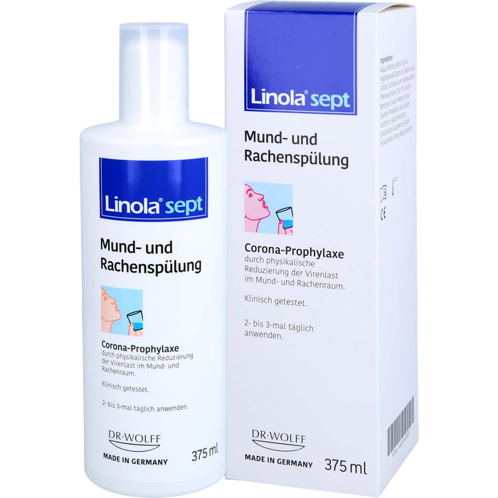 Linola sept Mund- und Rachenspülung, 375 ml Solution