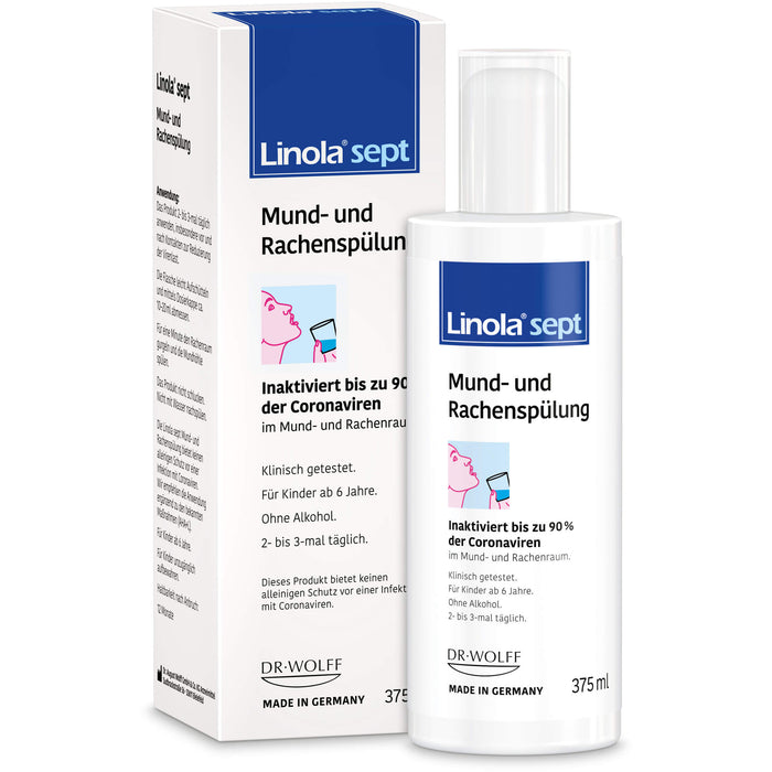 Linola sept Mund- und Rachenspülung, 375 ml Solution