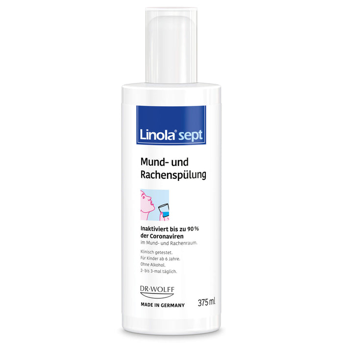 Linola sept Mund- und Rachenspülung, 375 ml Lösung