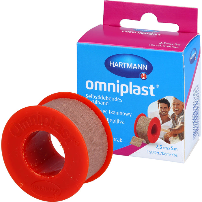 Omniplast 2,5 cm x 5 m OTC, 1 St PFL