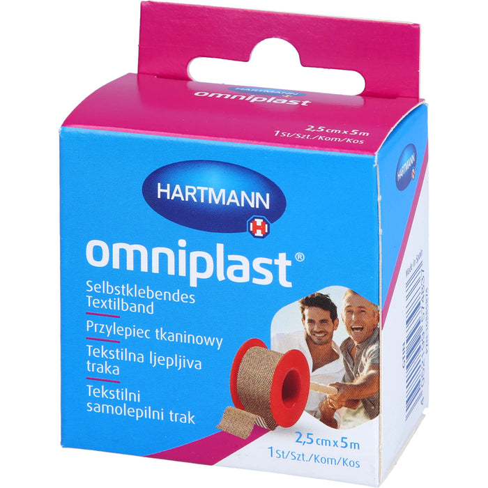 Omniplast 2,5 cm x 5 m OTC, 1 St PFL