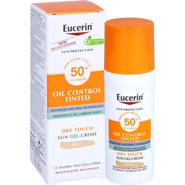 Eucerin Sun Oil C. Tinted 50+ Hell, 50 ml CRE