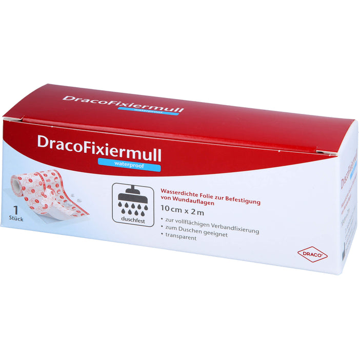 Draco Fixiermull waterproof 10cmx2m, 1 St VER